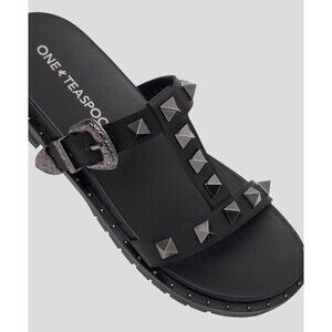 Revolvd One Teaspoon Studded Elise Slides Size 38 $169 MSRP